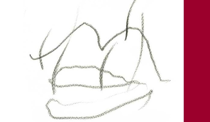 Boca que parla - Dibuix d'Antoni Tàpies